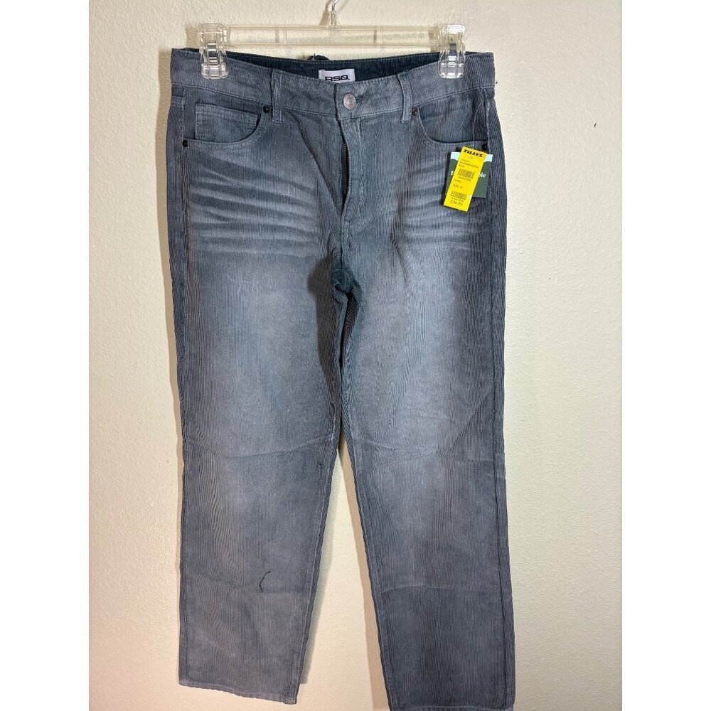 NWT RSQ Corduroy Pants Retro Y2K Cotton Blue Girls Size 16